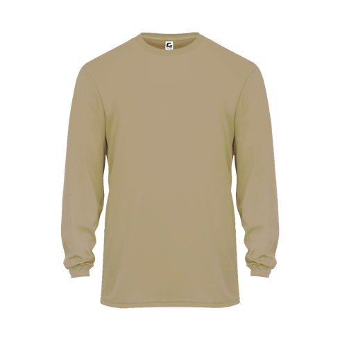 Badger Sport C2 L/S Tee, Sizes 2XL-4XL (510400-002608), Color 'Vegas Gold'